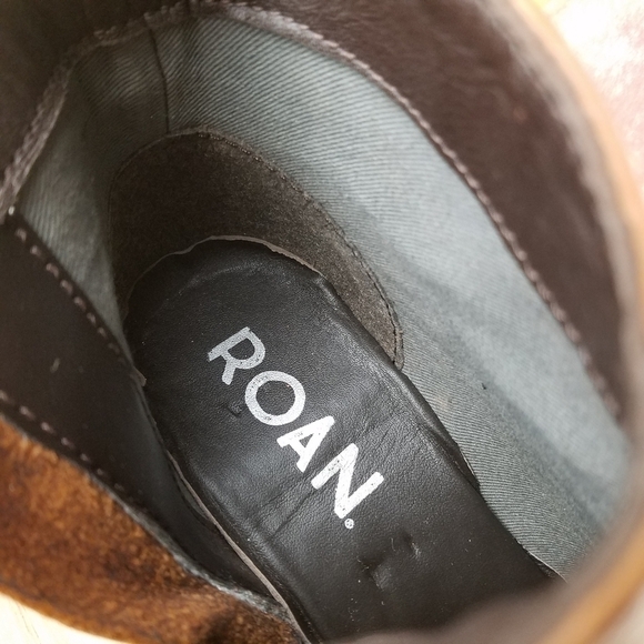 ROAN by Bed Stu AGGIE Leather Distressed Western Booties Ankle Boot Side Zip NEW - Picture 9 of 11